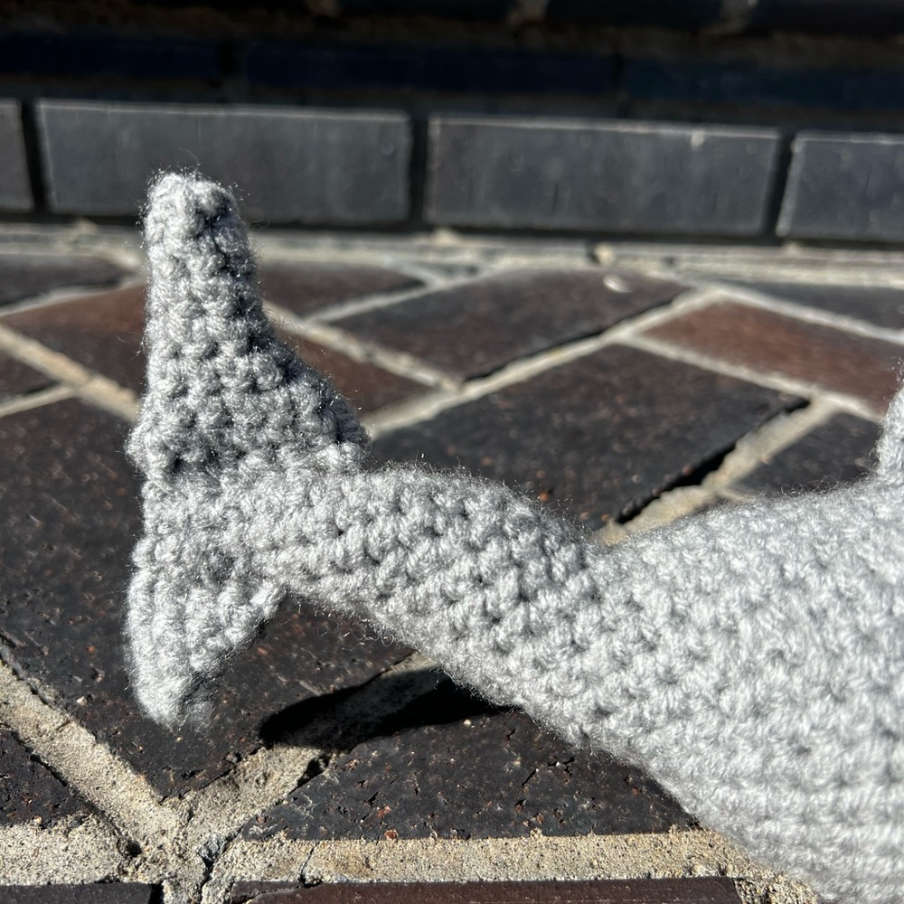 Hand Crocheted Anchor the Hammerhead Shark Stuffed Animal! - Picture 3 of 10